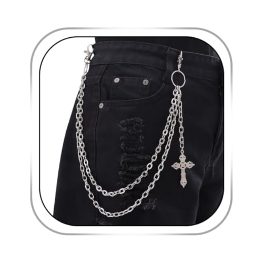 Body Jewelry For Men - Wallet Chain for Men Women Hip