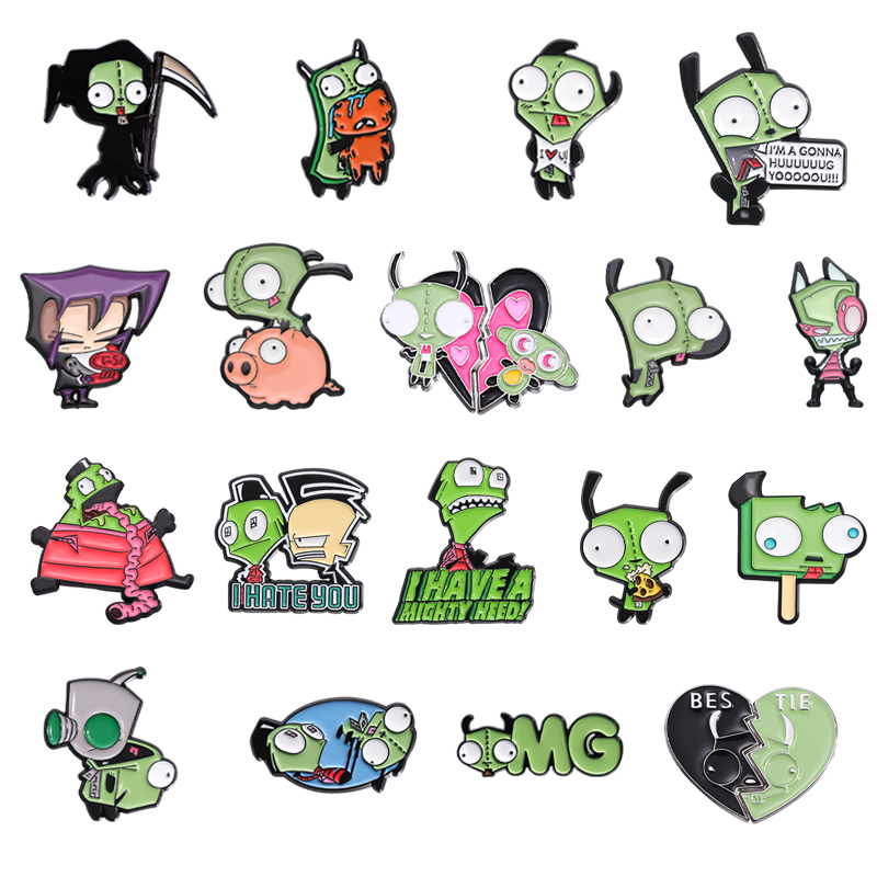 Body Jewelry Wholesale - Cartoon Anime Brooch Enamel Pins Custom