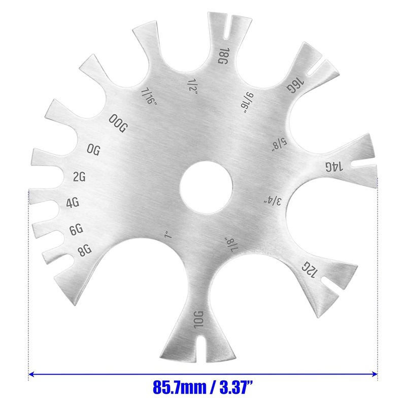 ABYN-For Body Jewelry Sizing T - Body Jewelry Measurements のレビューと価格