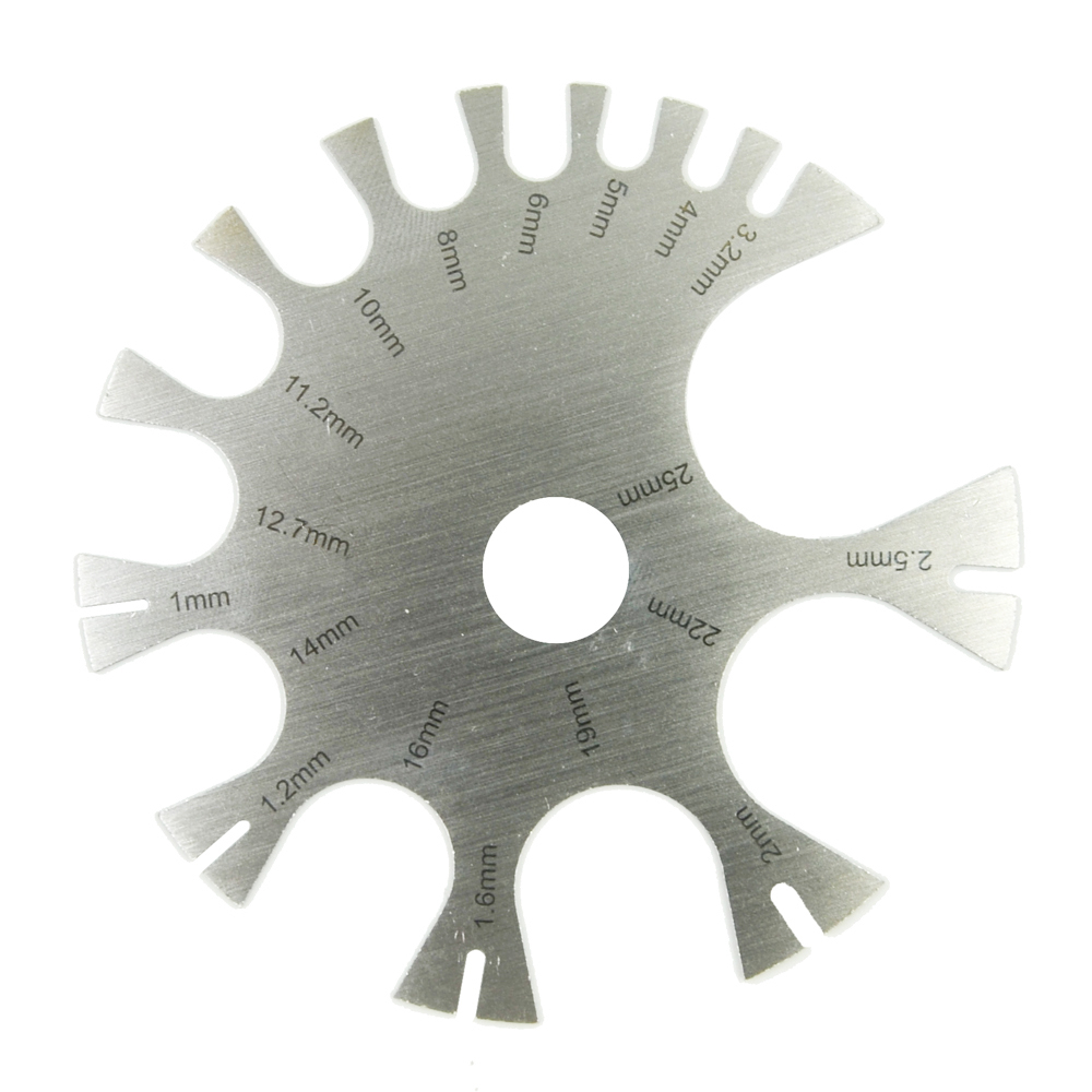 Stainless Steel Gauge Wheel Be - Body Jewelry Measurements のレビューと価格