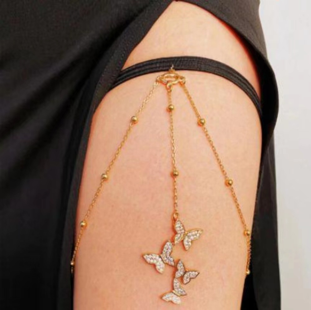 European American Beach Sexy S - Body Jewelry Leg Chain のレビューと価格