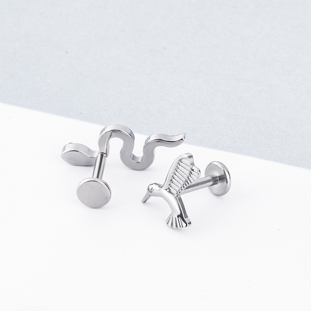 ASTM F136 G23 Titanium 16G Stu - Body Jewelry Septum のレビューと価格