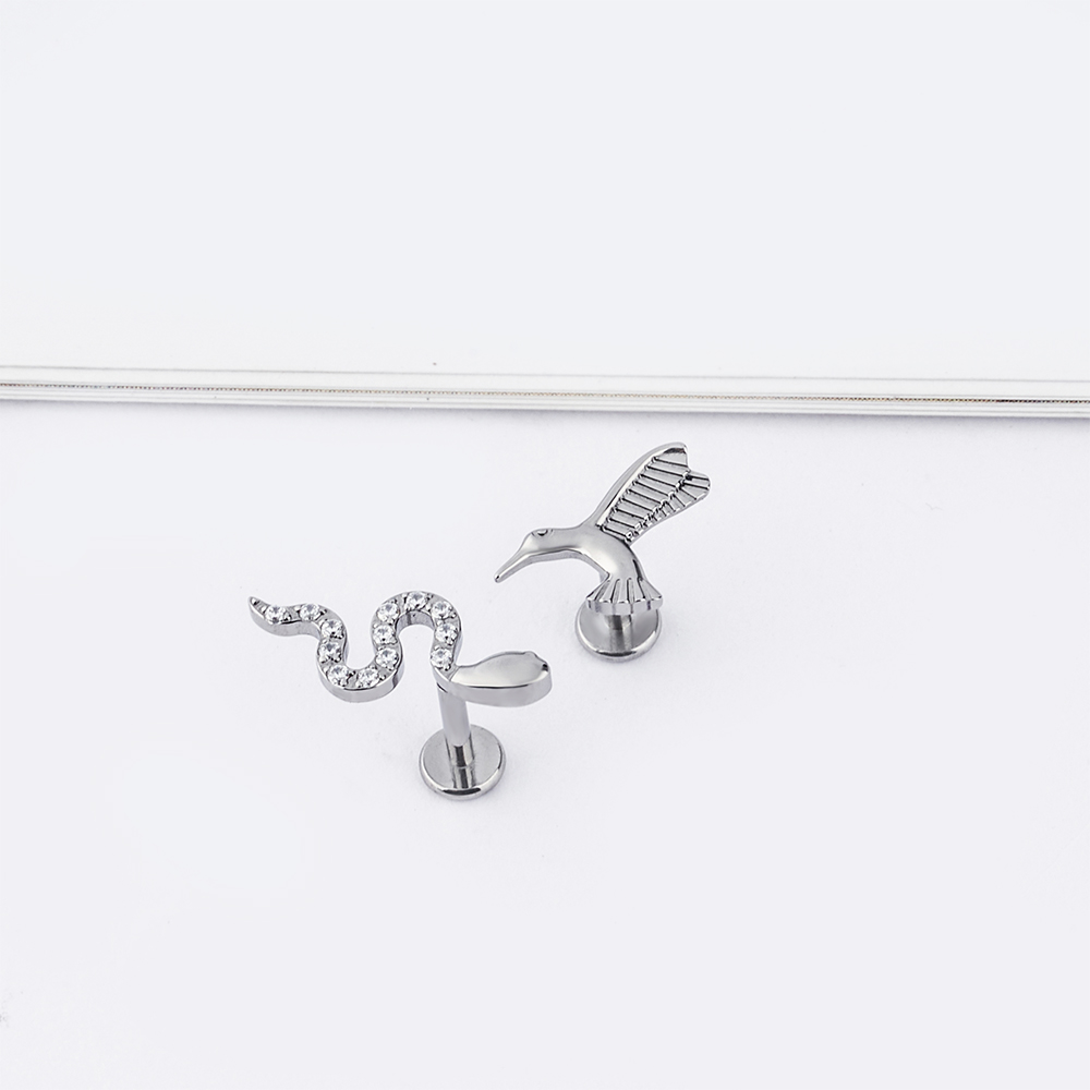 ASTM F136 G23 Titanium 16G Stu - Body Jewelry Septum のレビューと価格