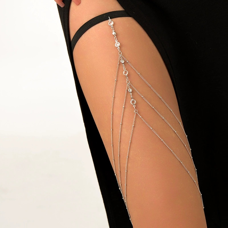2025 New Women Bohemian Thigh  - Body Jewelry Leg Chain のレビューと価格