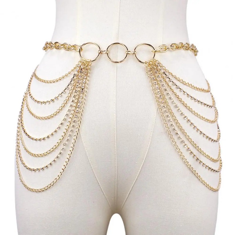 Waist Chain Jewelry Adjustable - Body Jewelry Helix のレビューと価格