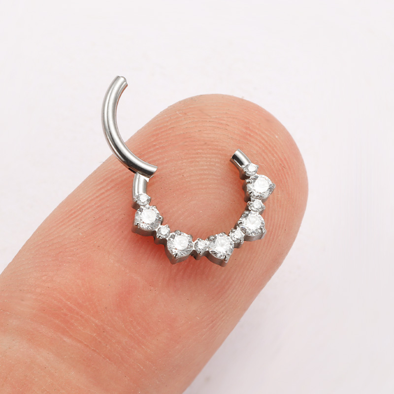 ASTM F136 TItanium Daith Click - Body Jewelry Septum のレビューと価格