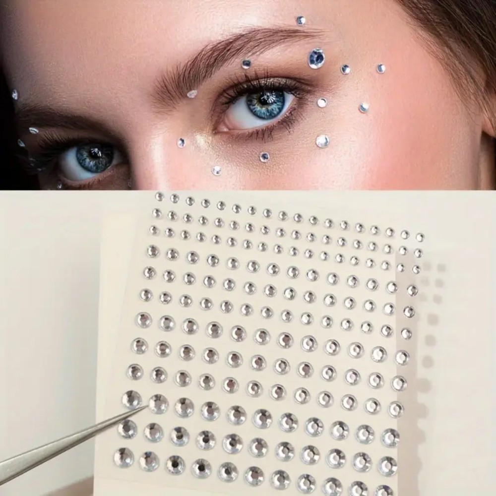 165pcs Self-Adhesive Rhineston - Body Jewelry And Piercing のレビューと価格