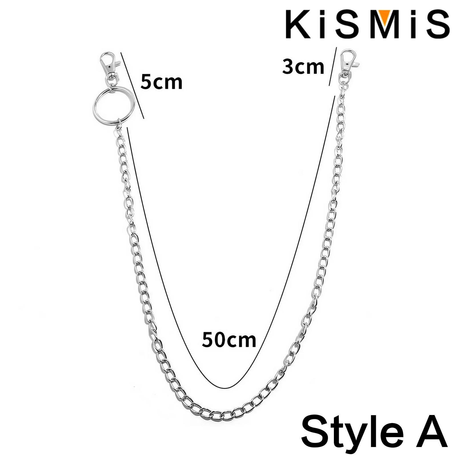 KISMIS 1PC Punk Street keychai - Body Jewelry For Men のレビューと価格
