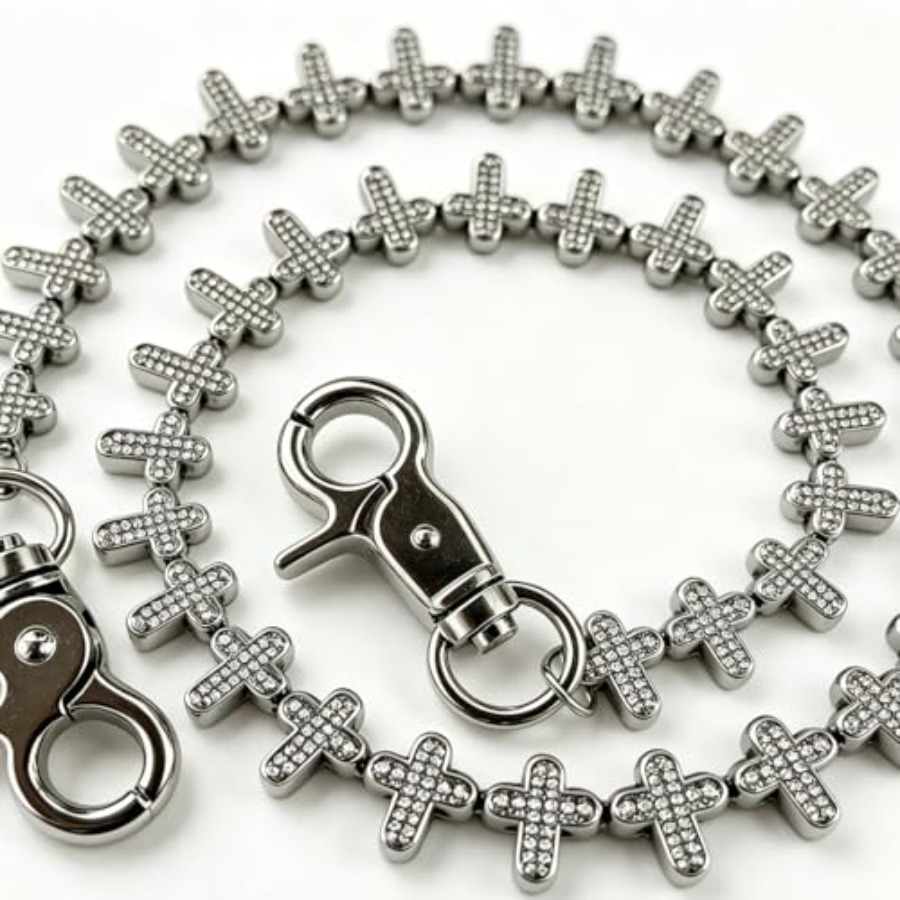 Cross Pants Chain Jeans keycha - Body Jewelry For Men のレビューと価格