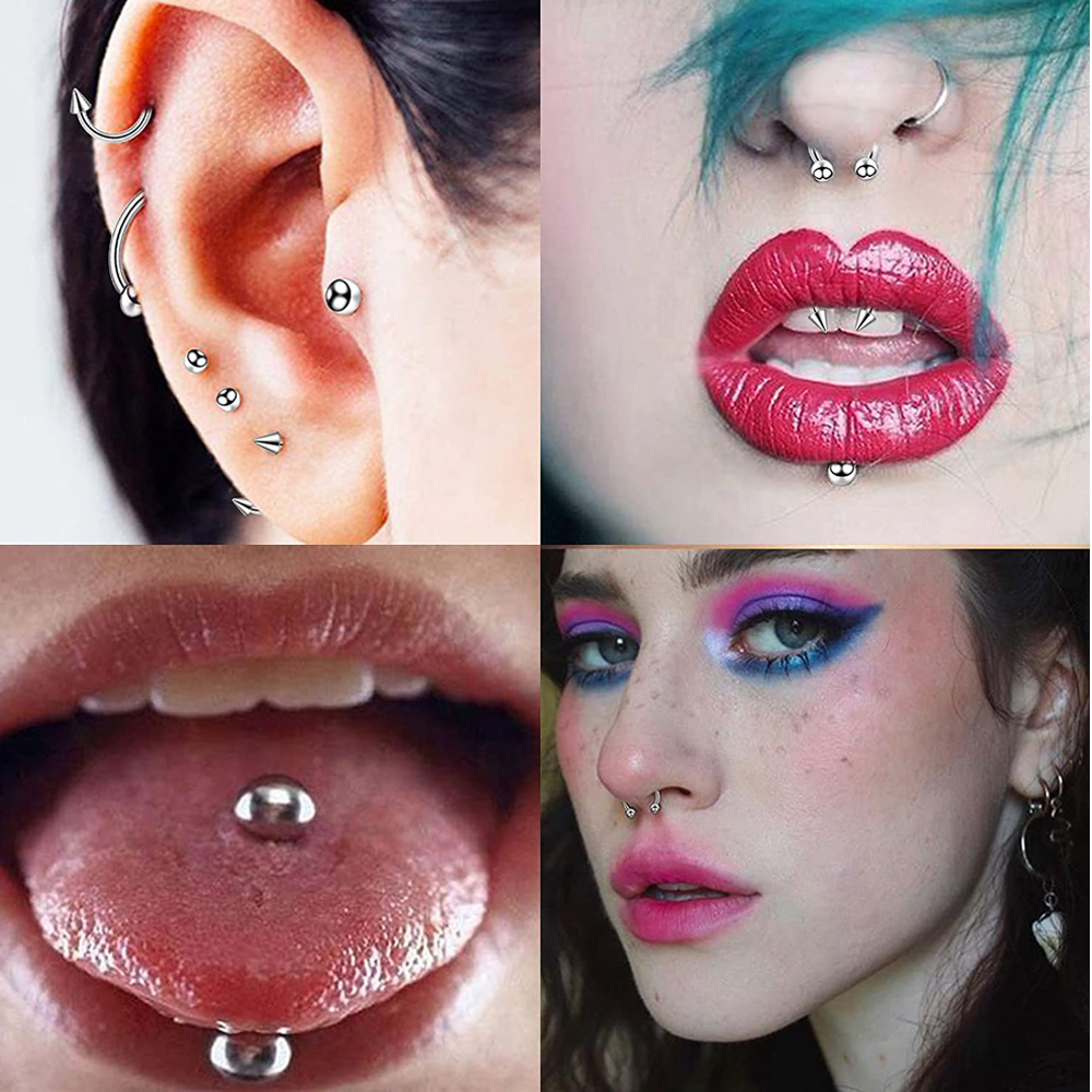 Stainless Steel Piercing Kit B - Body Jewelry Septum のレビューと価格