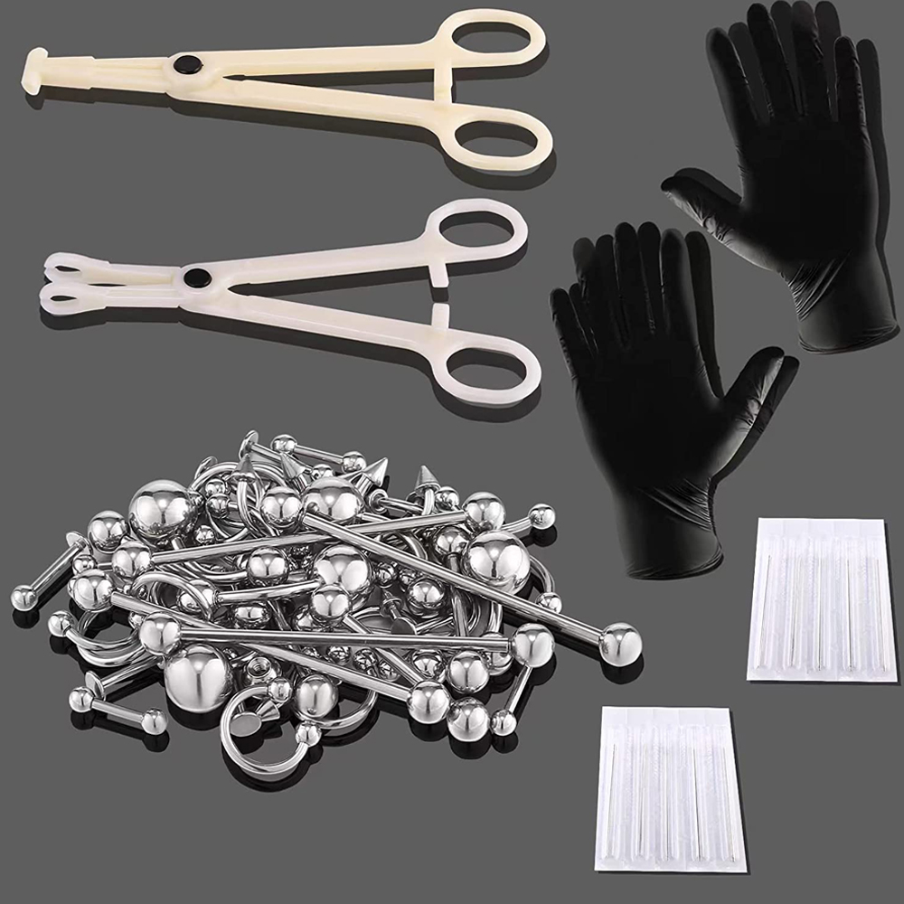 Stainless Steel Piercing Kit B - Body Jewelry Septum のレビューと価格