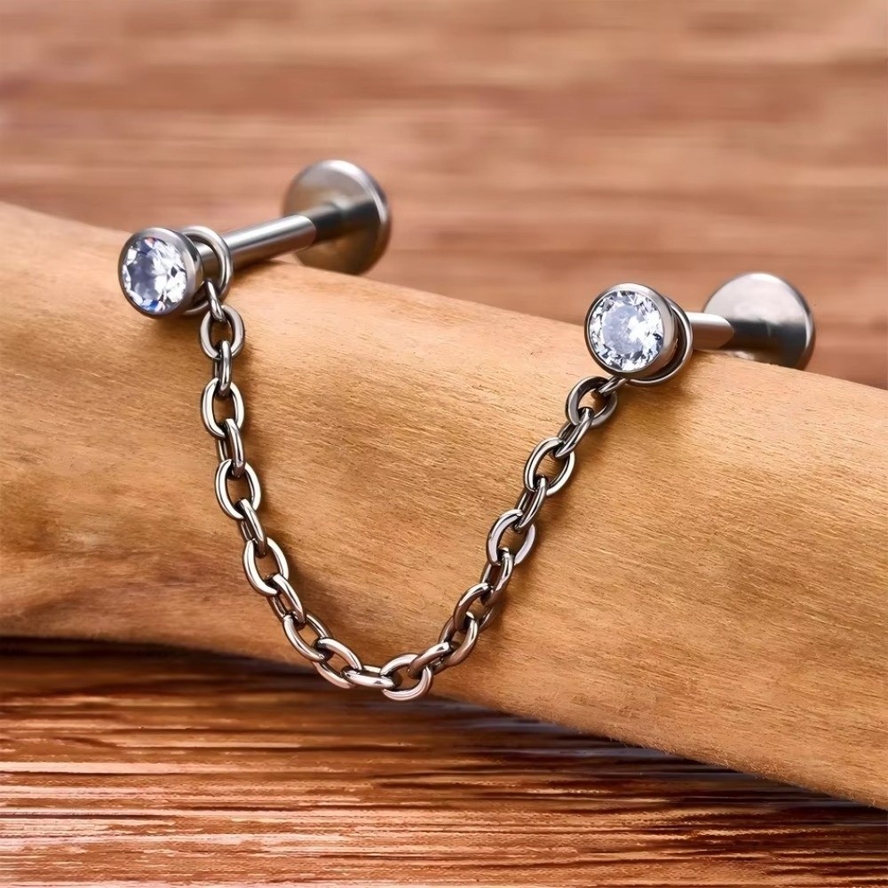 Fashion Titanium Nose Chain Th - Body Jewelry And Piercing のレビューと価格