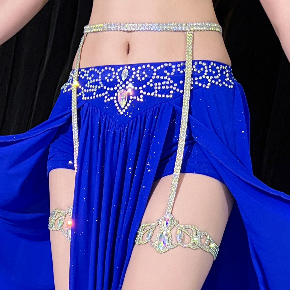Sexy Female Belly Dance Wear D - Body Jewelry Leg Chain のレビューと価格