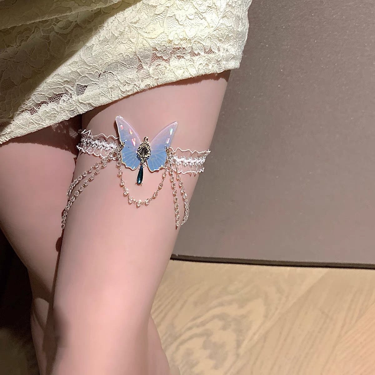 Fashionable Butterfly Pattern  - Body Jewelry Leg Chain のレビューと価格