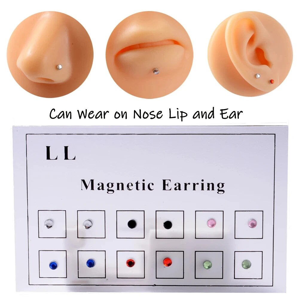 12PCS/Card Fake Cheater Non Pi - Body Jewelry And Piercing のレビューと価格