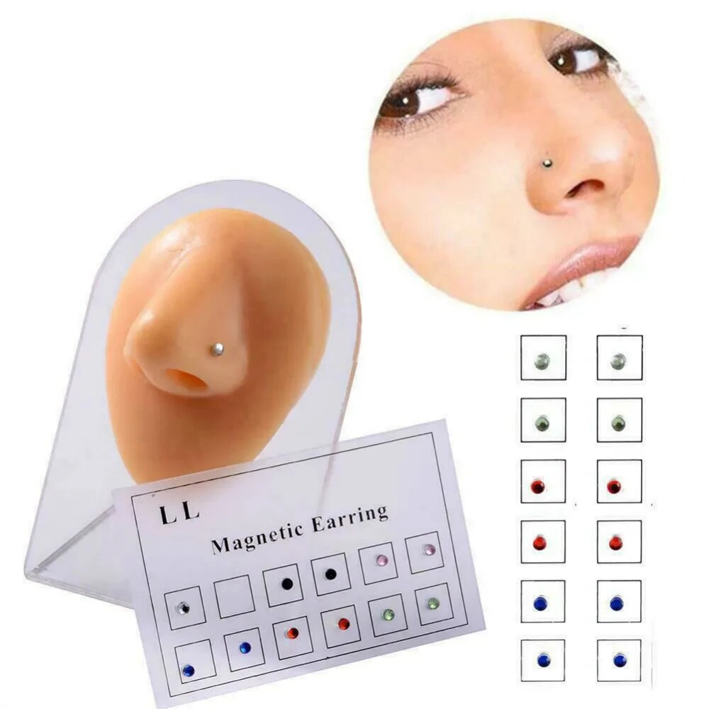12PCS/Card Fake Cheater Non Pi - Body Jewelry And Piercing のレビューと価格