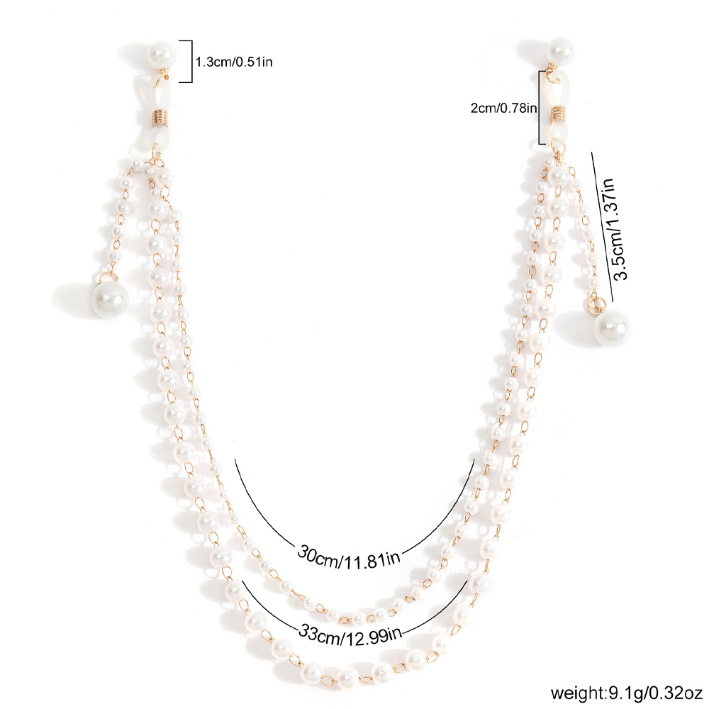 Imitation Pearl Tassel Chest C - Body Jewelry Nipple Chain のレビューと価格
