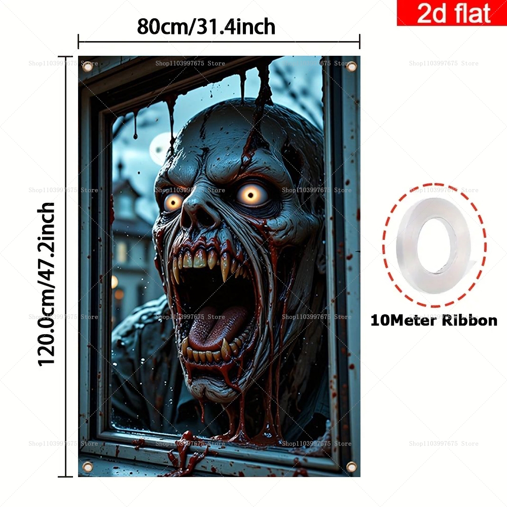Halloween Window Party Banner  - Star Flat Back のレビューと価格