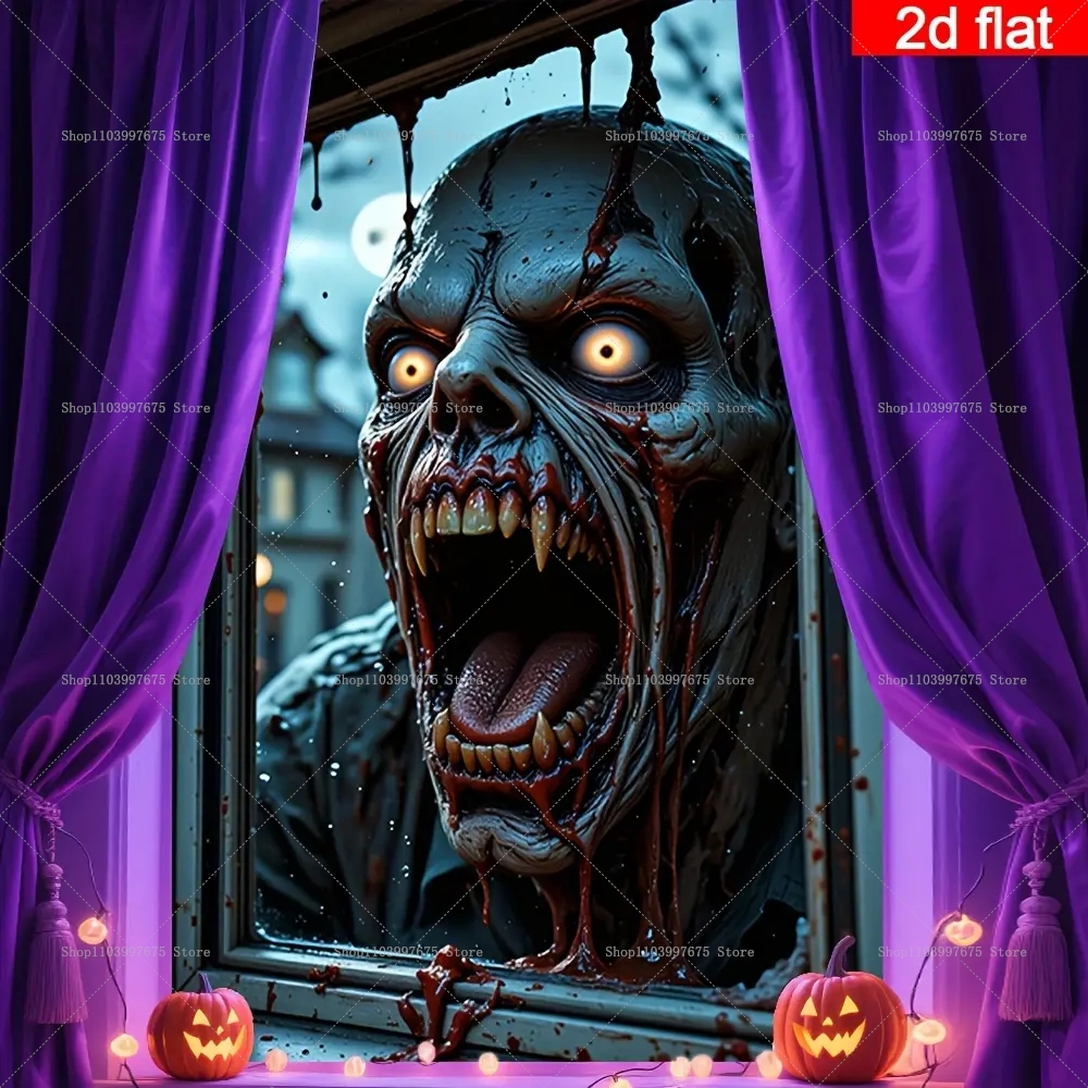 Halloween Window Party Banner  - Star Flat Back のレビューと価格