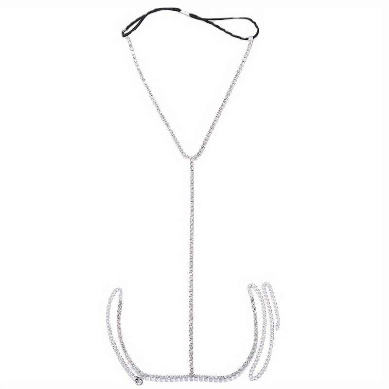1 piece of sparkling rhineston - Body Jewelry Leg Chain のレビューと価格