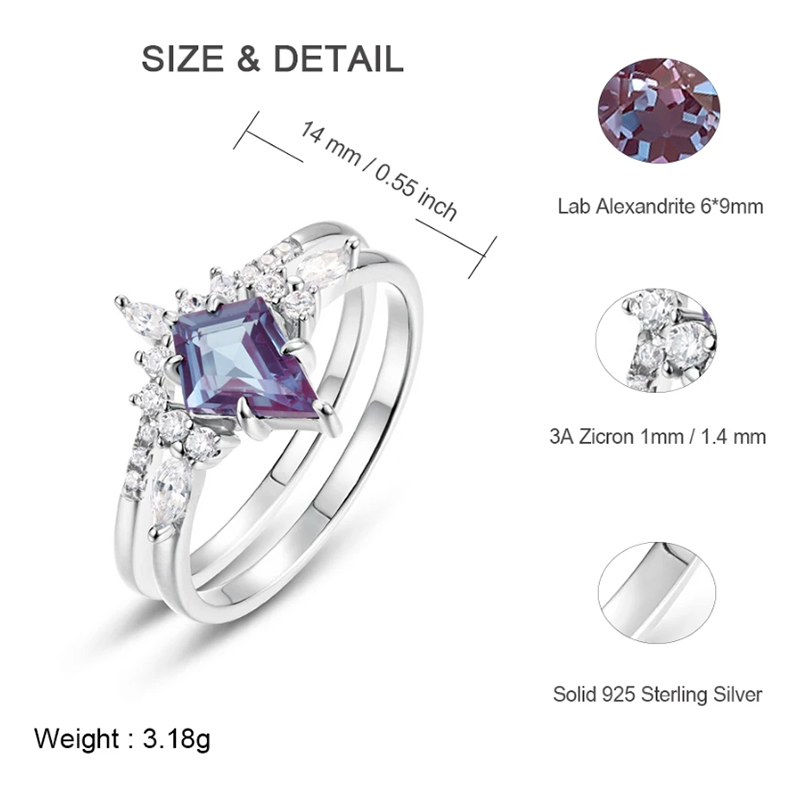 ALLNOEL Kite Cut 0.91ct Alexan - Body Jewelry Wholesale のレビューと価格