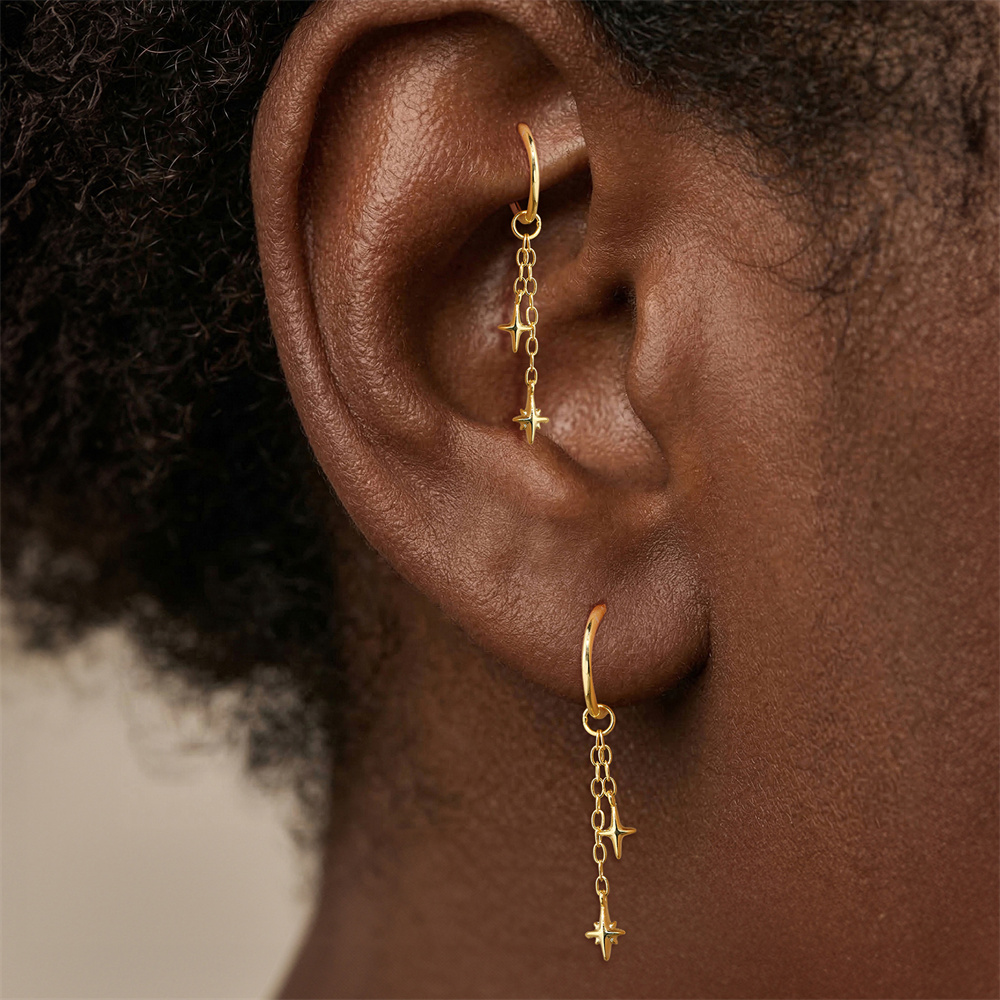 AIDE 925 Sterling Silver Class - Star Flat Back のレビューと価格