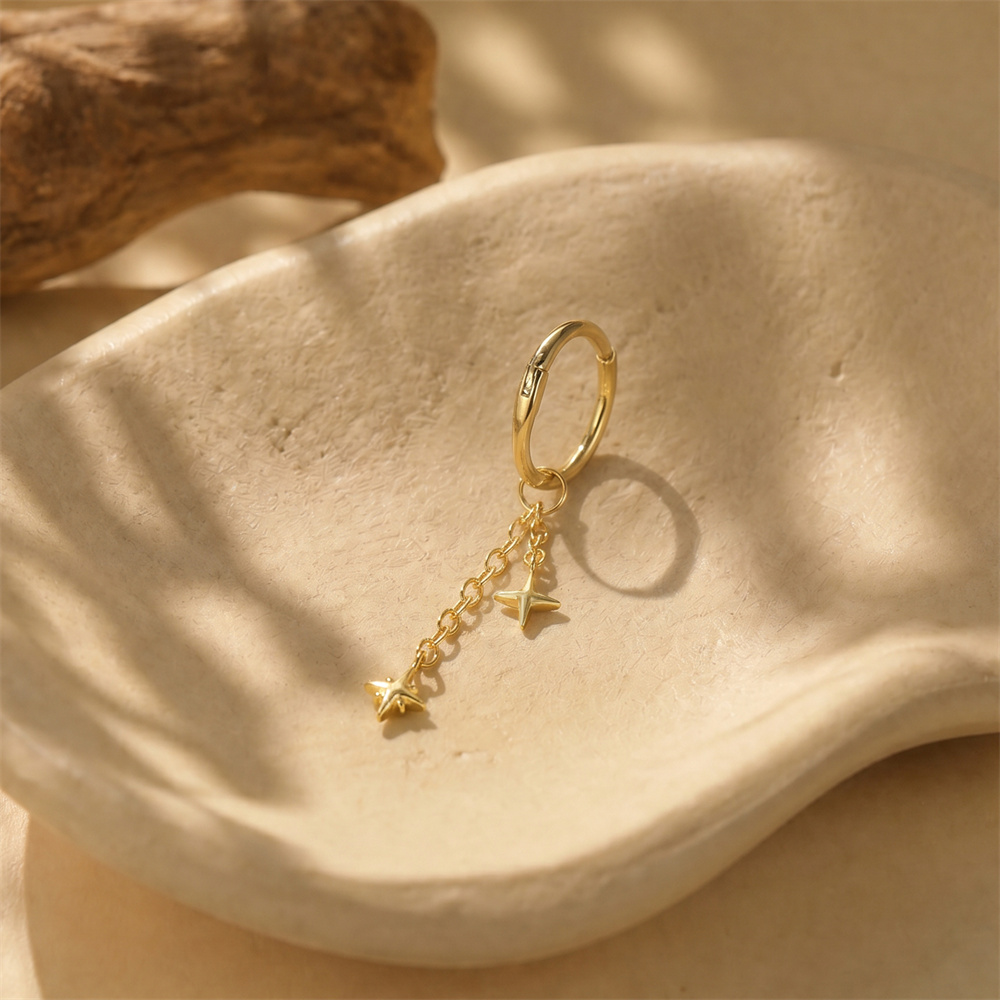 AIDE 925 Sterling Silver Class - Star Flat Back のレビューと価格