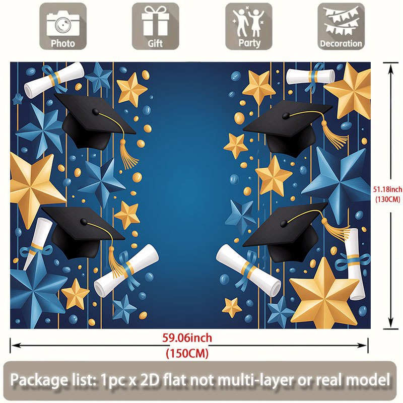 One 2D flat banner, with a gra - Star Flat Back のレビューと価格