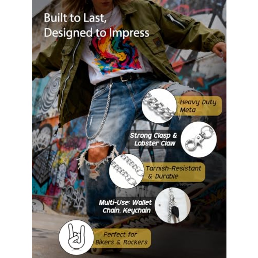 Pants Chains for Men Women, He - Body Jewelry For Men のレビューと価格