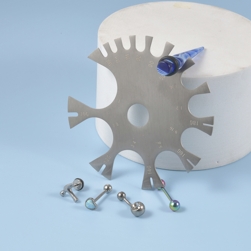 1PC Stainless Steel&Acrylic Ca - Body Jewelry Measurements のレビューと価格