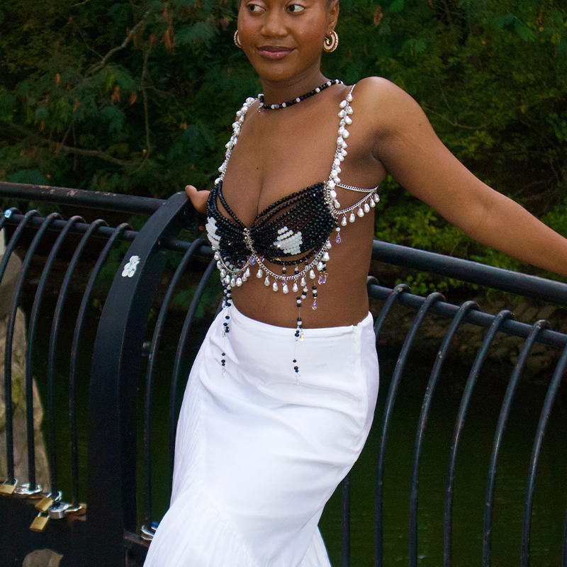 Handmade Female Crystal Body C - Body Jewelry Nipple Chain のレビューと価格