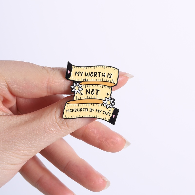 Body Positivity Self Love Pin  - Body Jewelry Measurements のレビューと価格