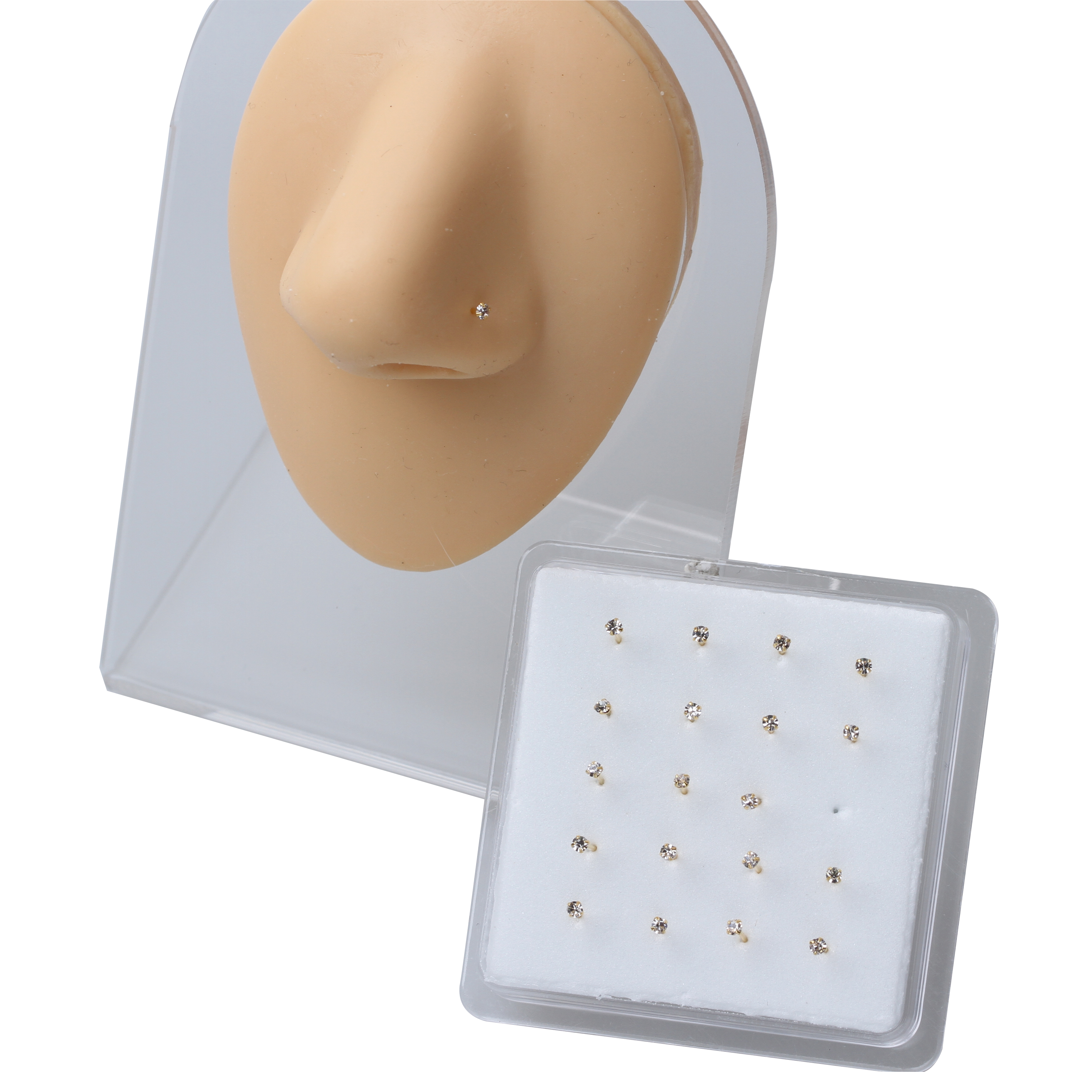 20Pcs Stainless Steel Nose Stu - Body Jewelry And Piercing のレビューと価格