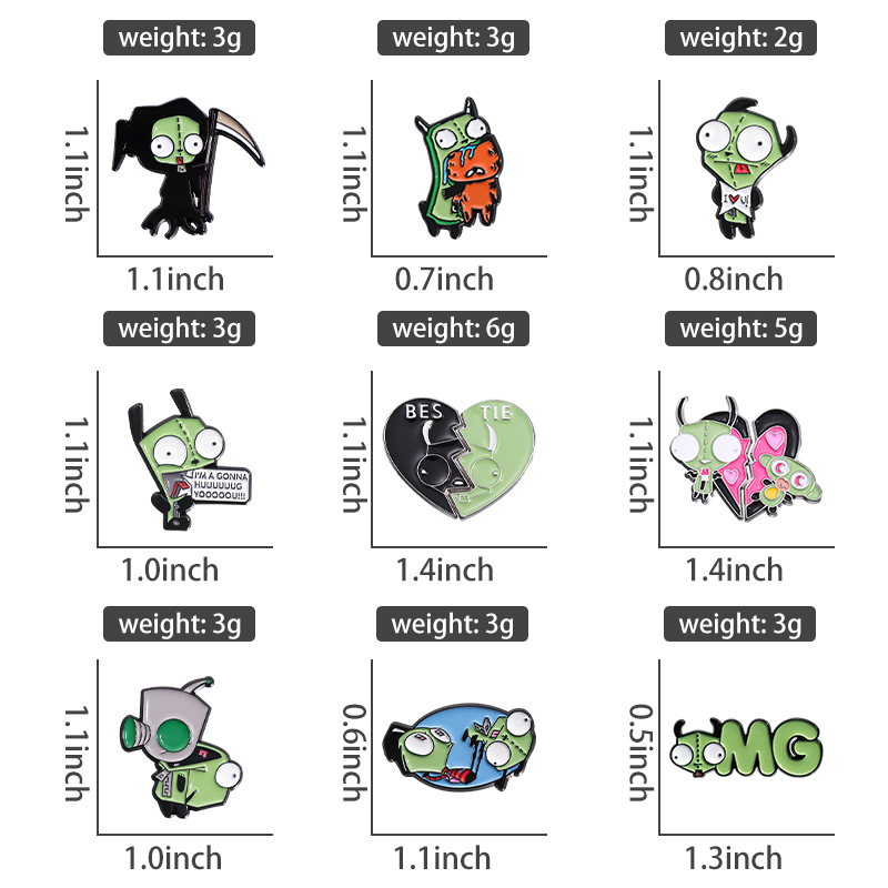 Cartoon Anime Brooch Enamel Pi - Body Jewelry Wholesale のレビューと価格