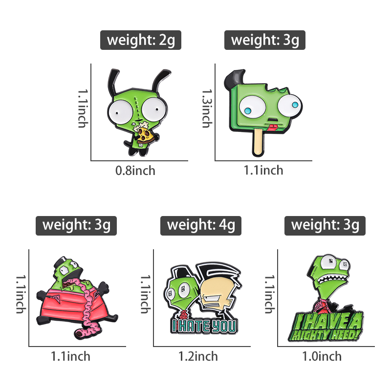 Cartoon Anime Brooch Enamel Pi - Body Jewelry Wholesale のレビューと価格