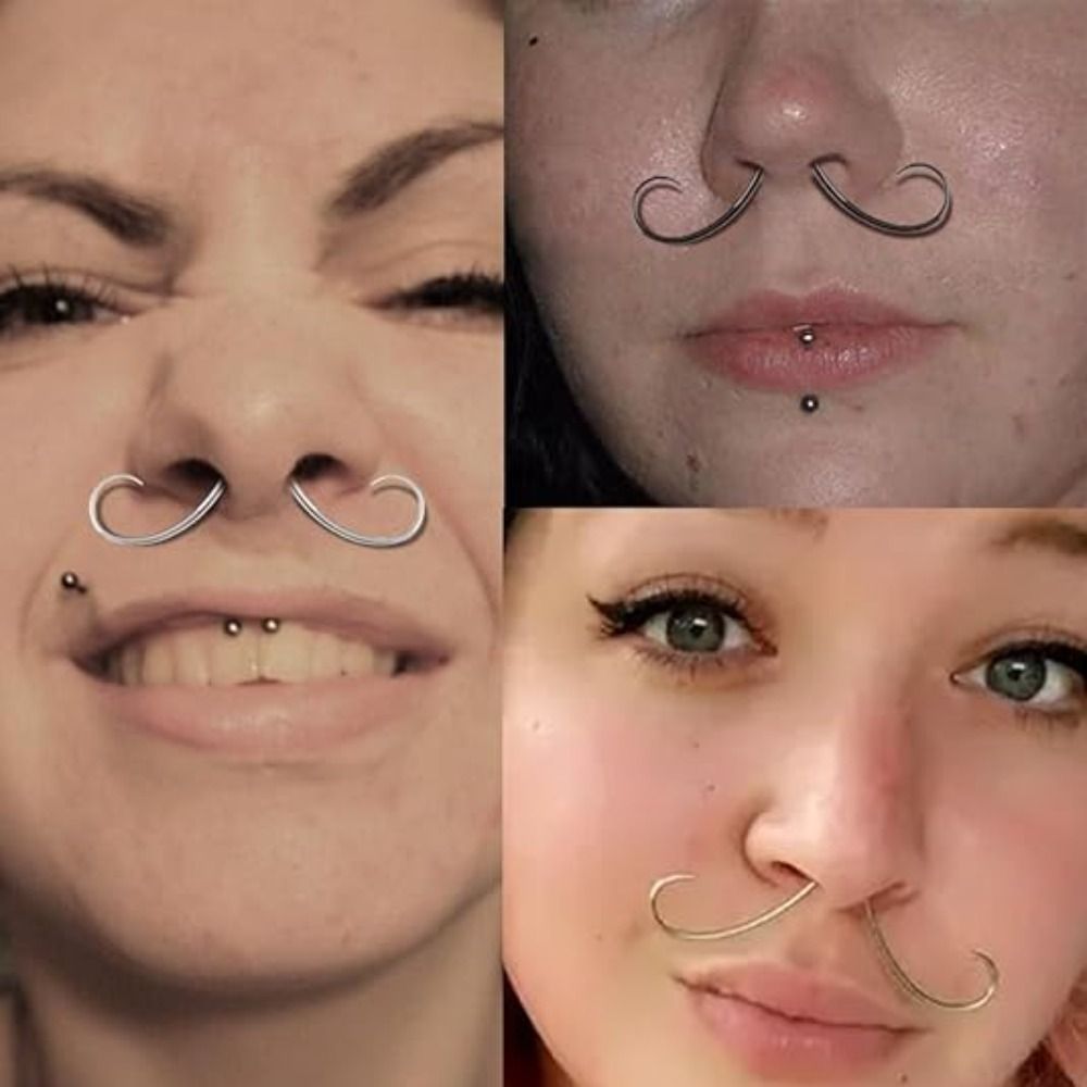 Piercing Jewelry Mustache Sept - Body Jewelry Septum のレビューと価格