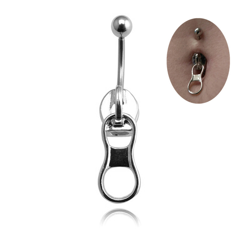 #1Pc Punk Belly Button Rings S - Body Jewelry And Piercing のレビューと価格
