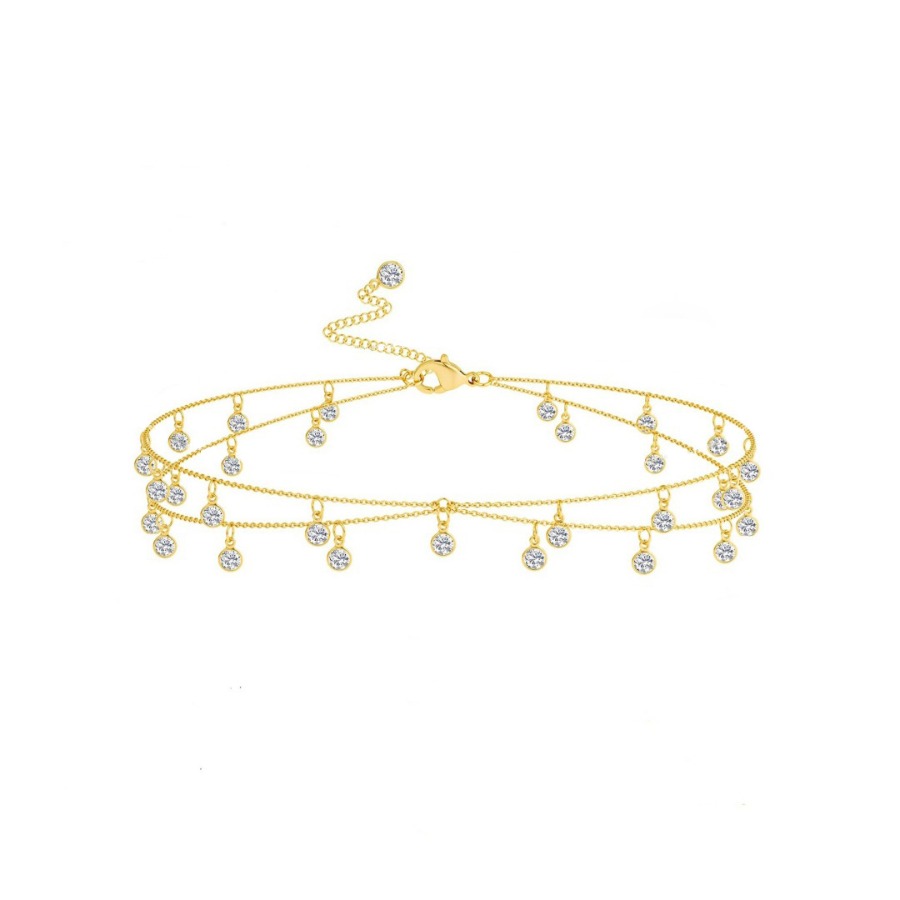 Fashion Boho Double Layer Rhin - Body Jewelry Helix のレビューと価格