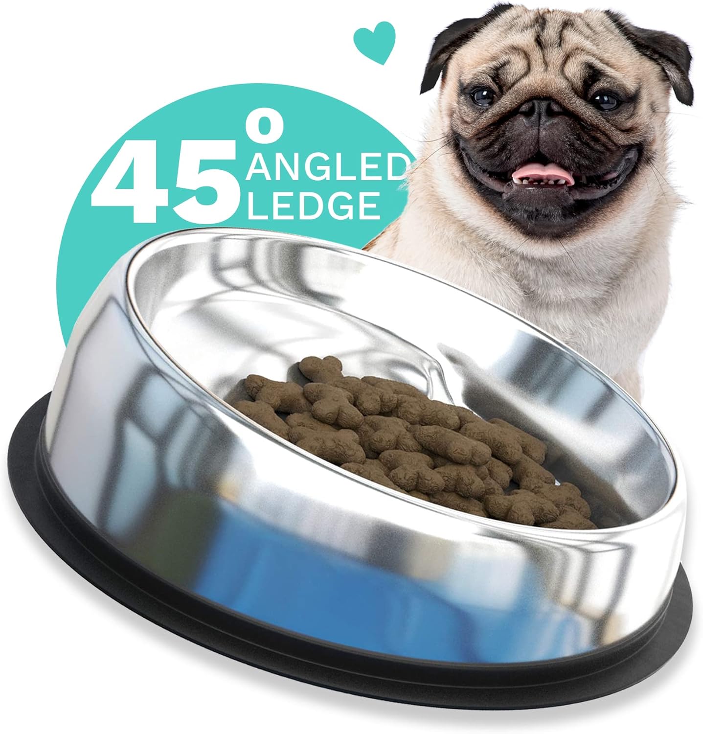 Enhanced Pet Bowl – Slanted St - Star Flat Back のレビューと価格