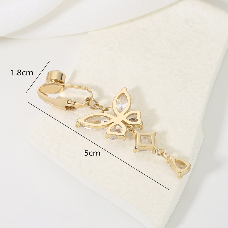 Clip On Belly Button Ring Butt - Body Jewelry And Piercing のレビューと価格