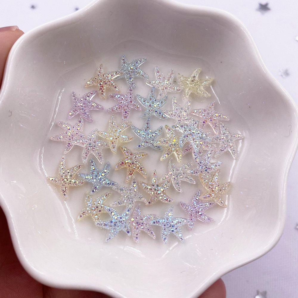 10mm Mini Shiny Star Nail Art  - Star Flat Back のレビューと価格
