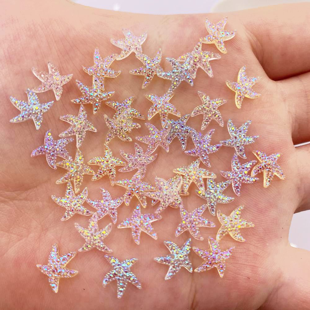 10mm Mini Shiny Star Nail Art  - Star Flat Back のレビューと価格