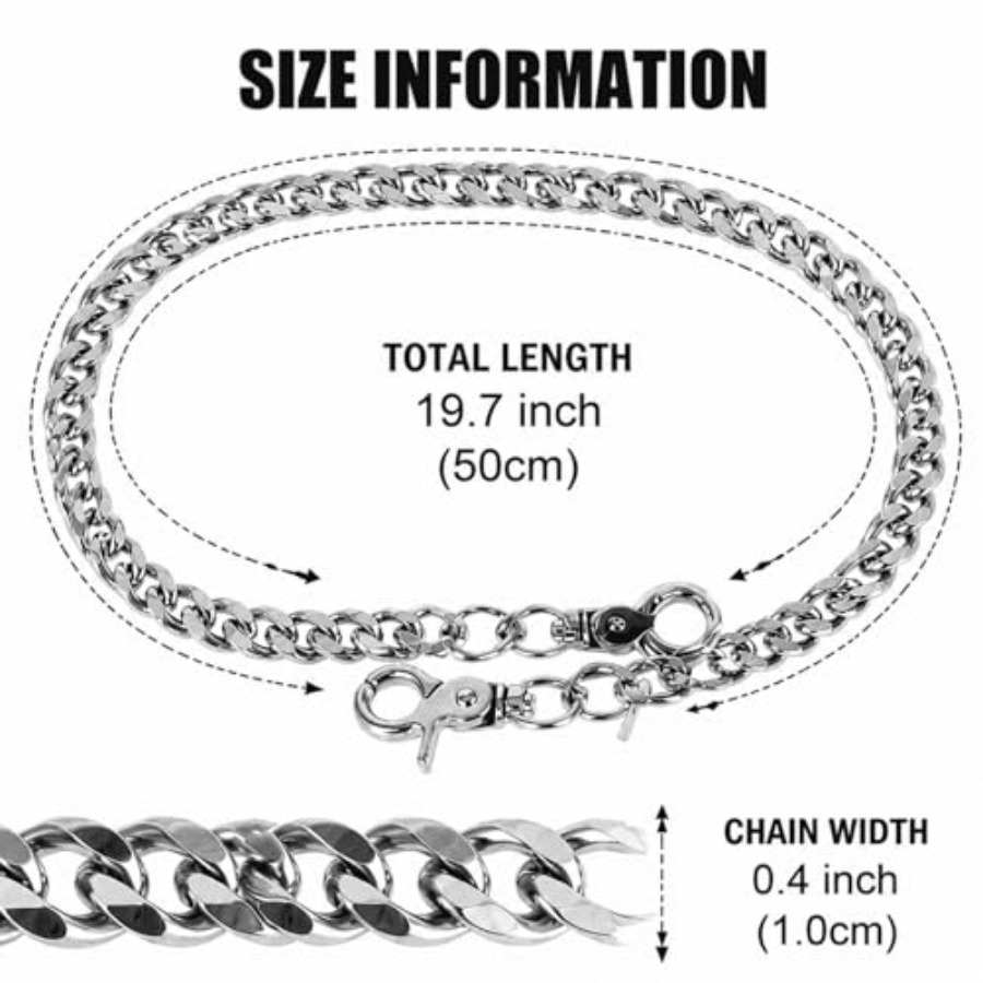 Pants Wallet Chain for Men Wom - Body Jewelry For Men のレビューと価格