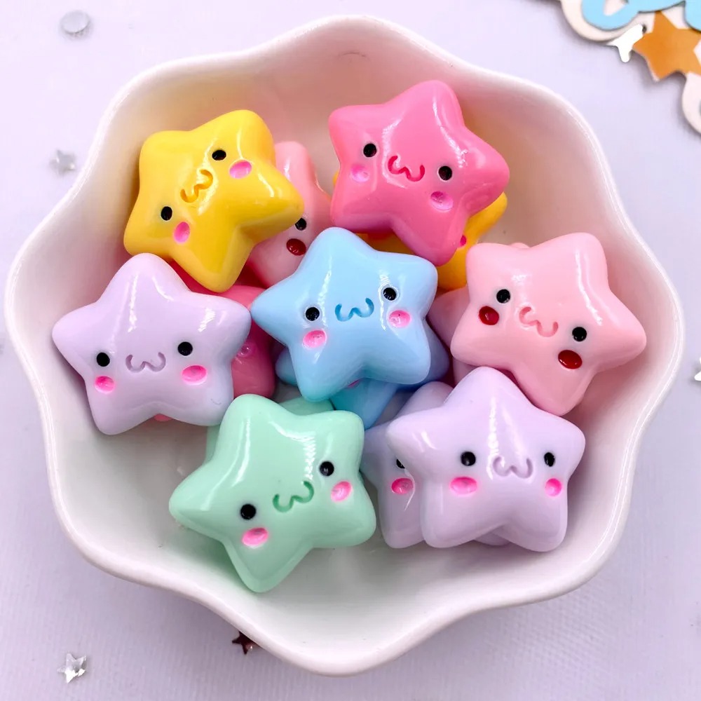 TX105 20PCS Mix Resin Kawaii M - Star Flat Back のレビューと価格
