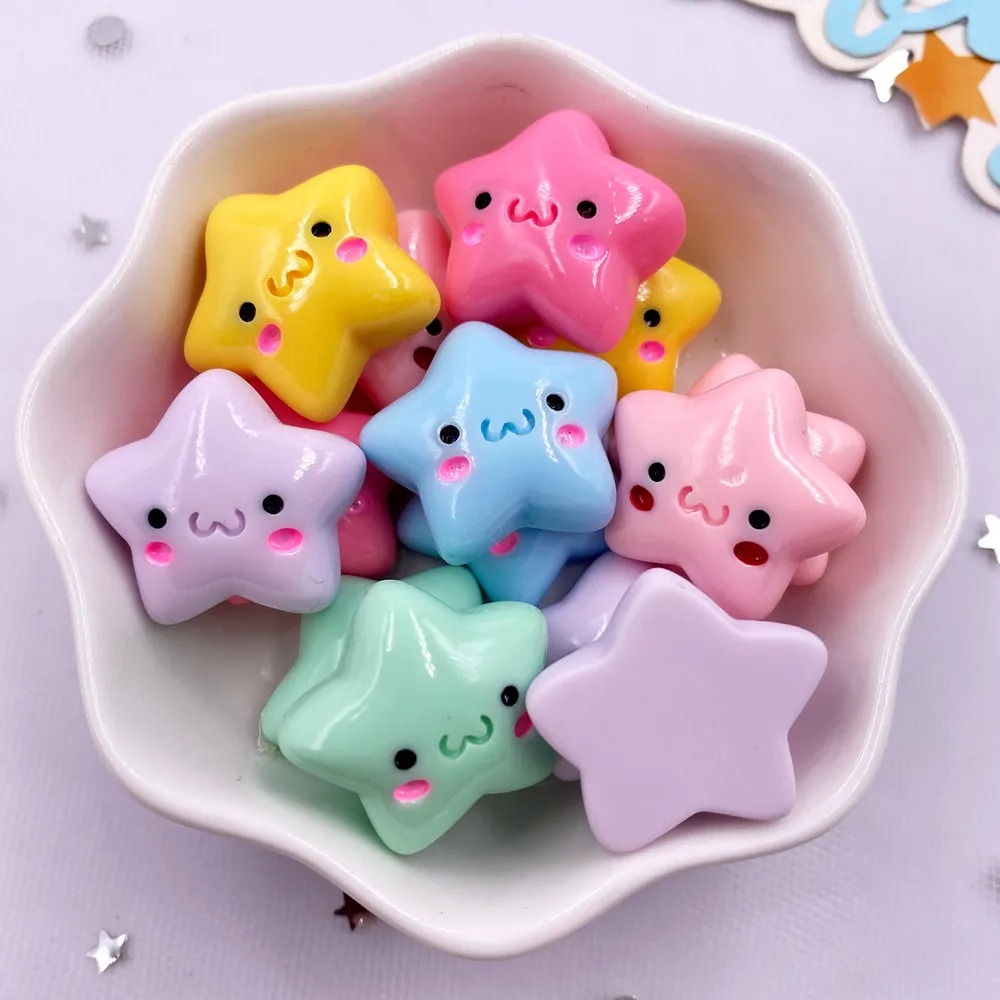 TX105 20PCS Mix Resin Kawaii M - Star Flat Back のレビューと価格