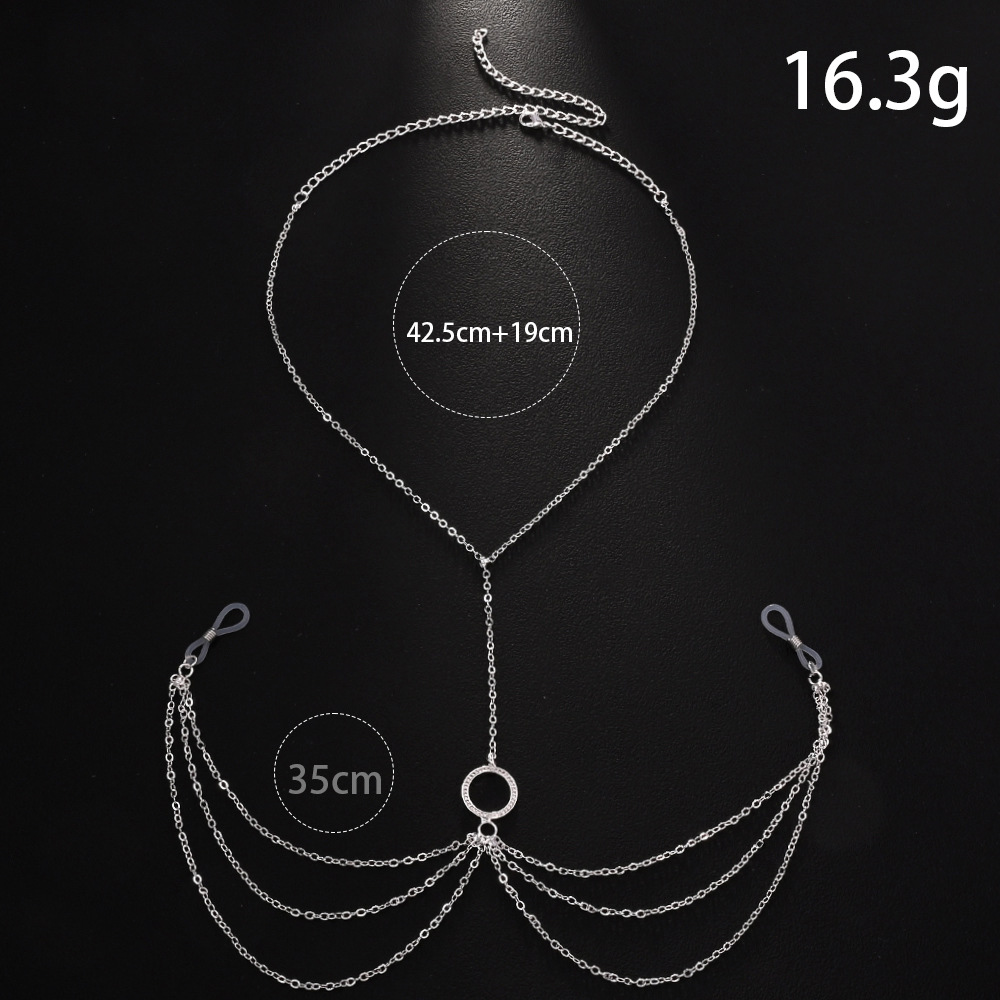 Hollow Round Nipple Chains Non - Body Jewelry Nipple Chain のレビューと価格