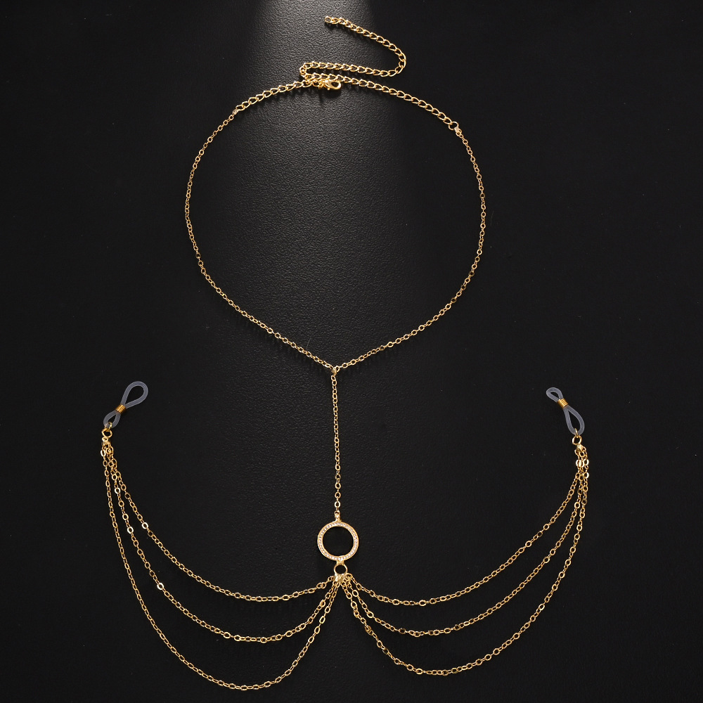 Hollow Round Nipple Chains Non - Body Jewelry Nipple Chain のレビューと価格