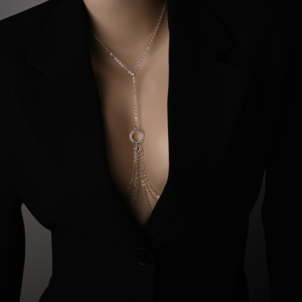 Hollow Round Nipple Chains Non - Body Jewelry Nipple Chain のレビューと価格