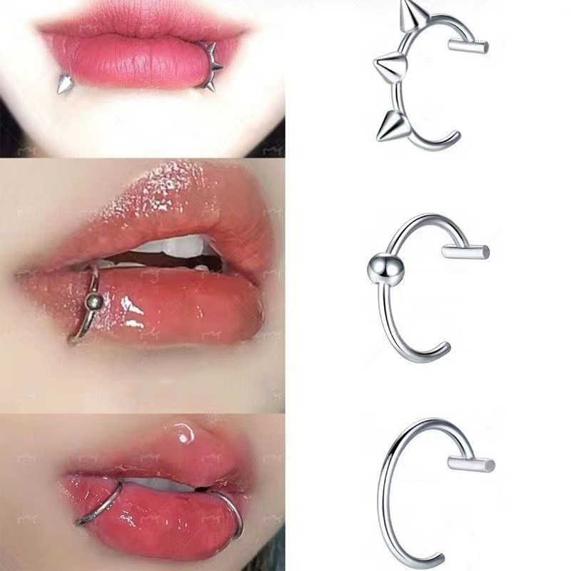 1Pc Stainless Steel Fake Nose  - Body Jewelry Septum のレビューと価格