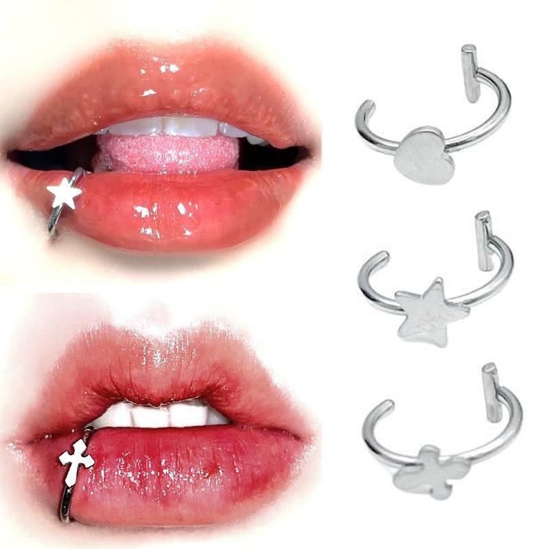 1Pc Stainless Steel Fake Nose  - Body Jewelry Septum のレビューと価格